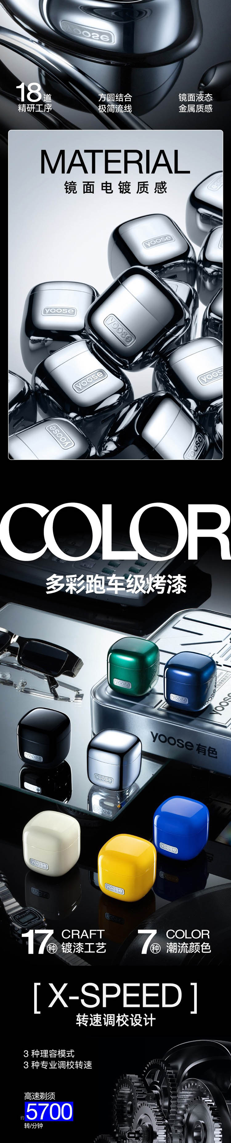 有色D1-S 多功能便携剃须刀 详情图 3